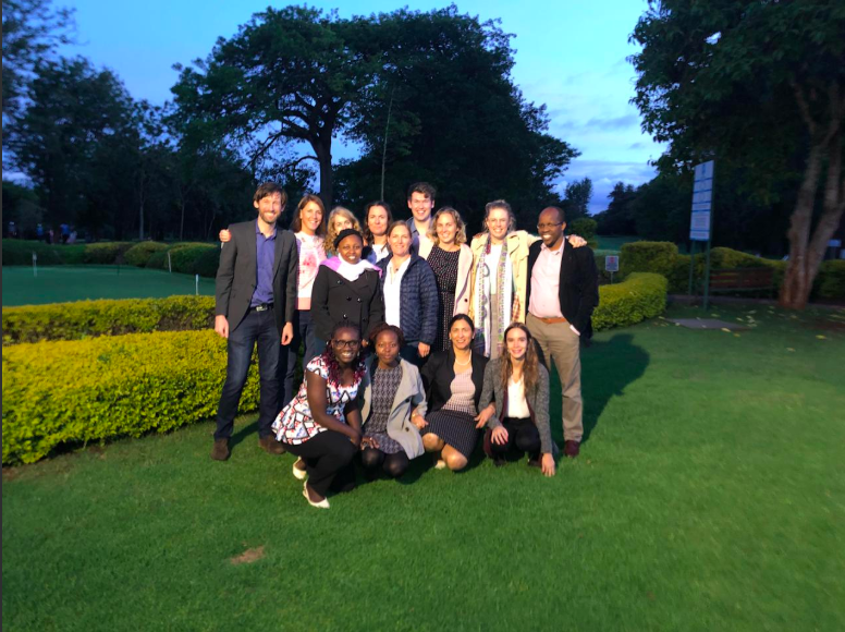 LAW team pose for a group photograph